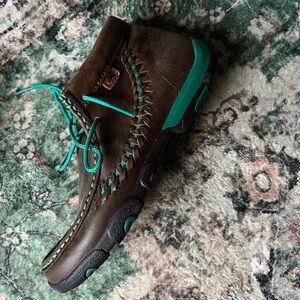 Twisted X high top moccasin loafer